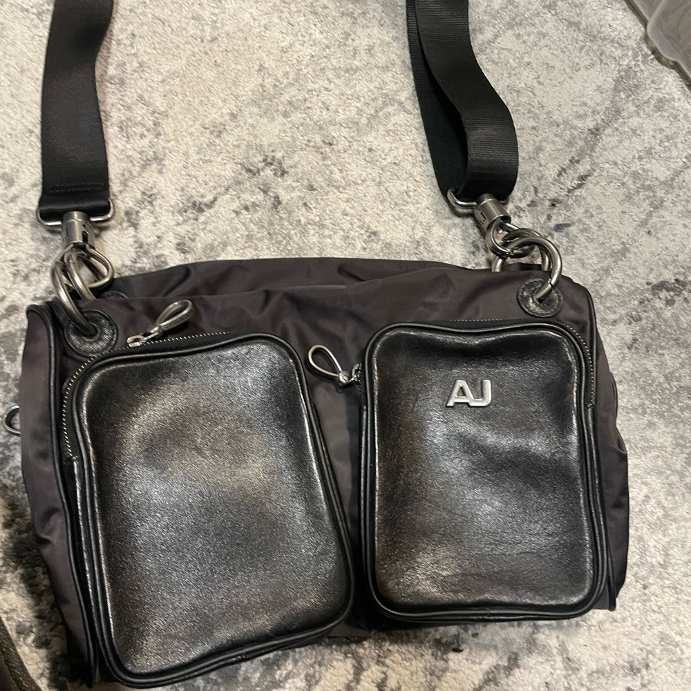 Armani Jeans Black Crossbody Bag
